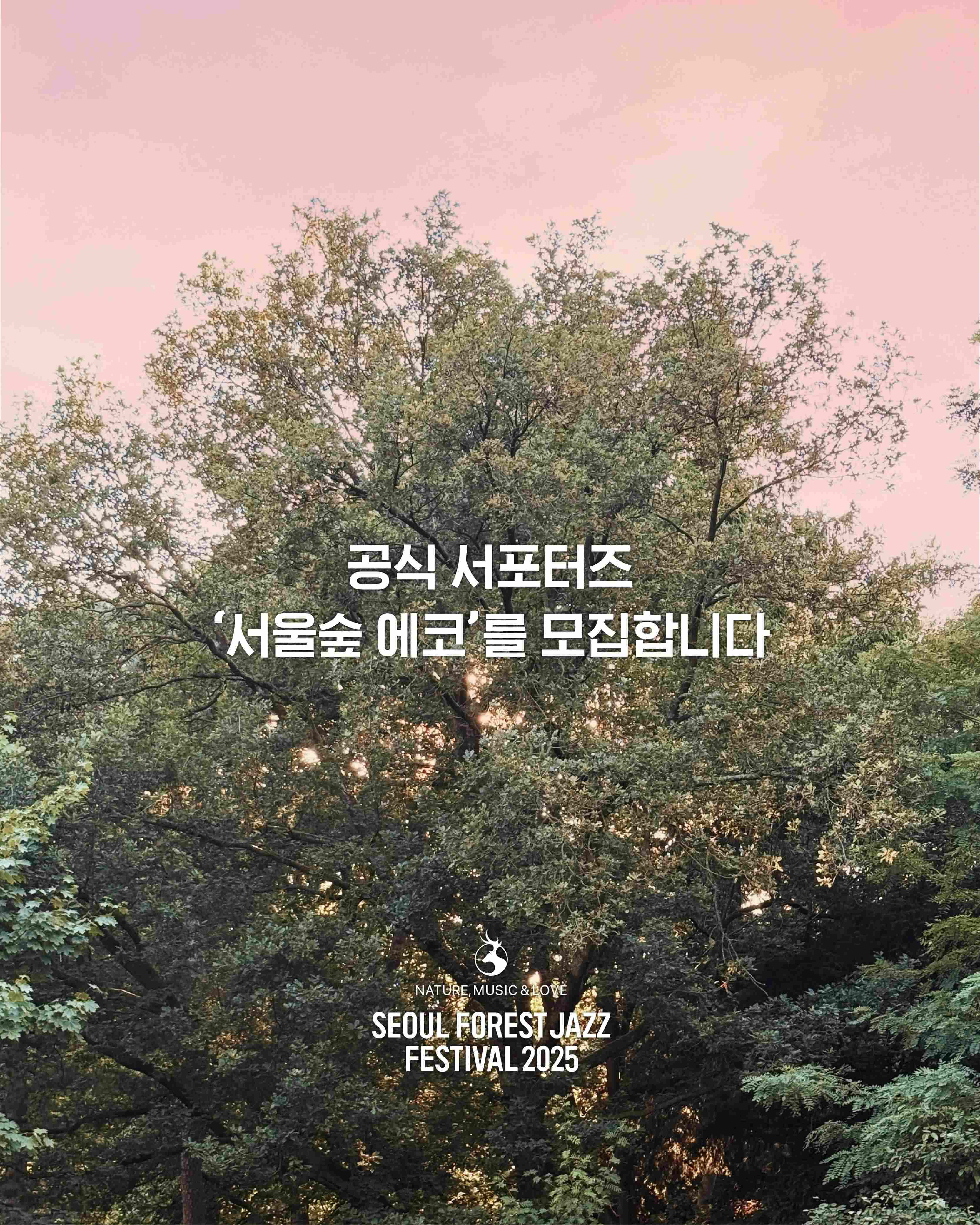 서울숲재즈페스티벌 서포터즈 서울숲 에코 추가모집