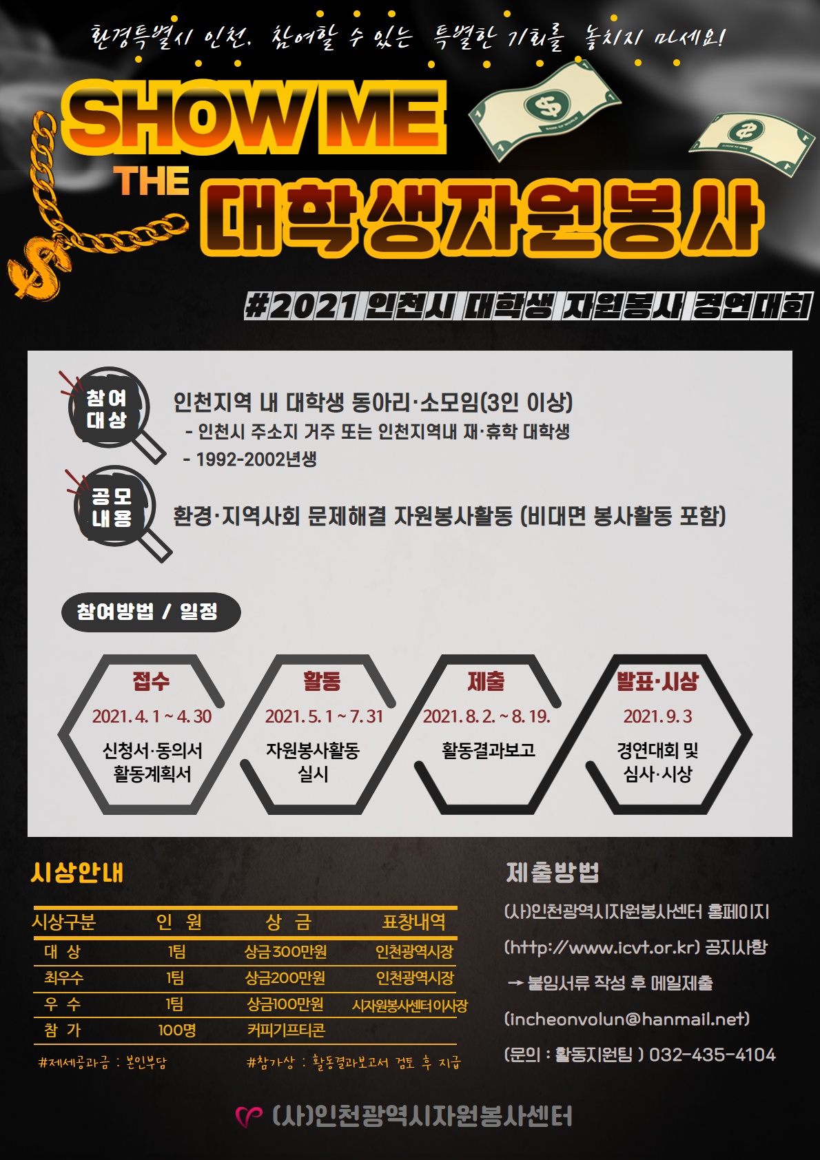 2021 인천시 대학생 자원봉사 경연대회