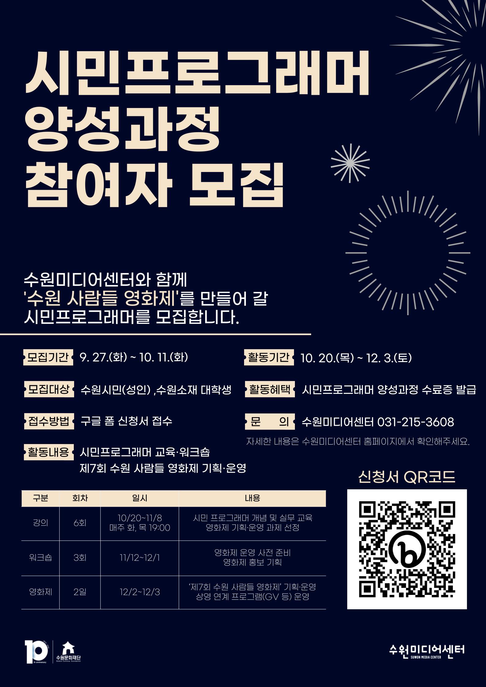 제7회 수원사람들영화제 시민프로그래머 양성과정