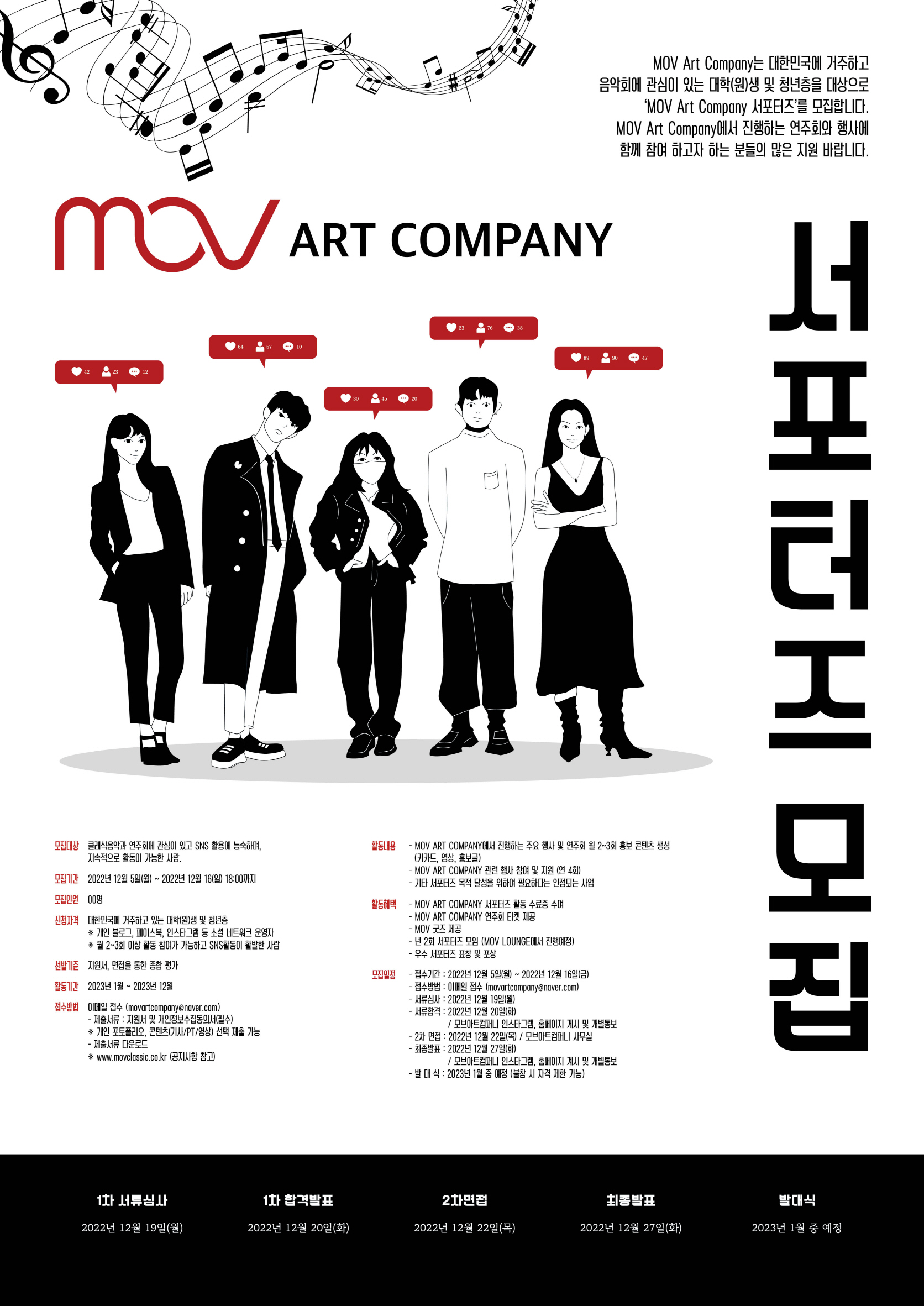 MOV ART COMPANY 서포터즈 모집
