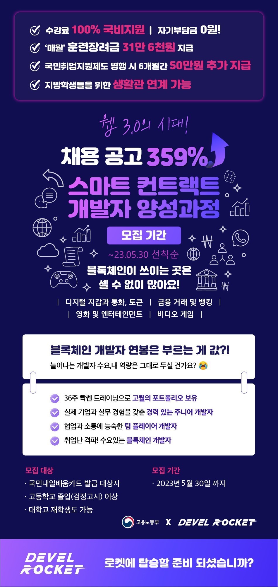 웹개발(풀스택) + 블록체인(NFT/코인)개발자 양성과정