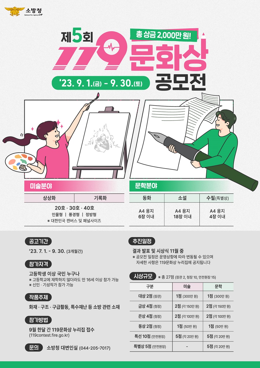 제5회 119문화상 공모전