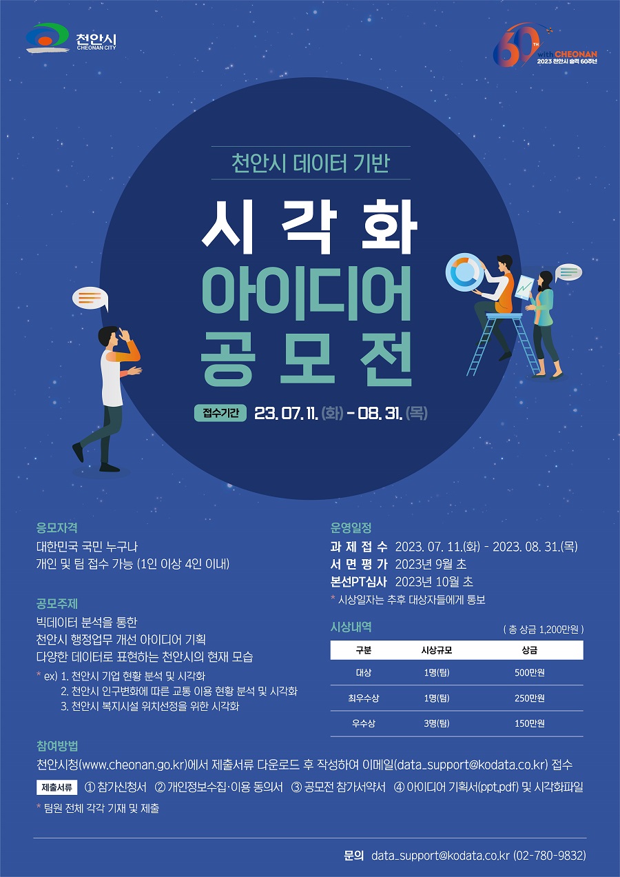 천안시 데이터 기반 시각화 아이디어 공모전