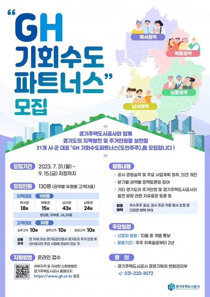 2023년 「GH 기회수도파트너스」모집