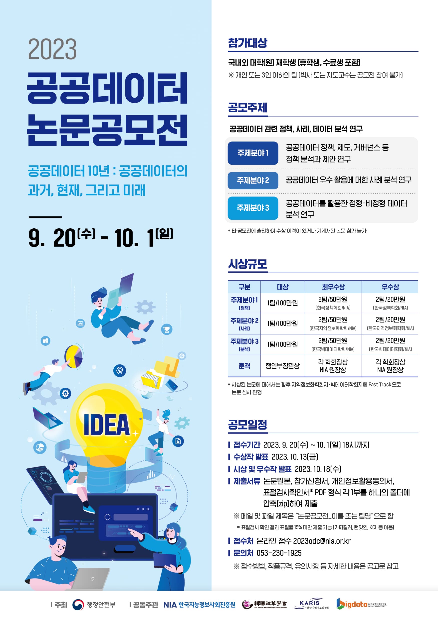 2023 공공데이터 논문공모전