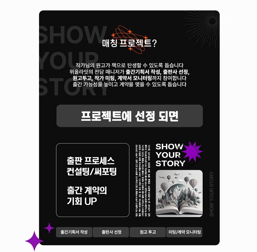 위올라잇(We All Write) 원고 매칭 프로젝트