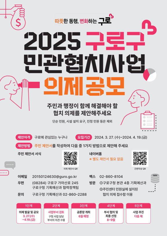 2025 구로구 민관협치사업 의제공모