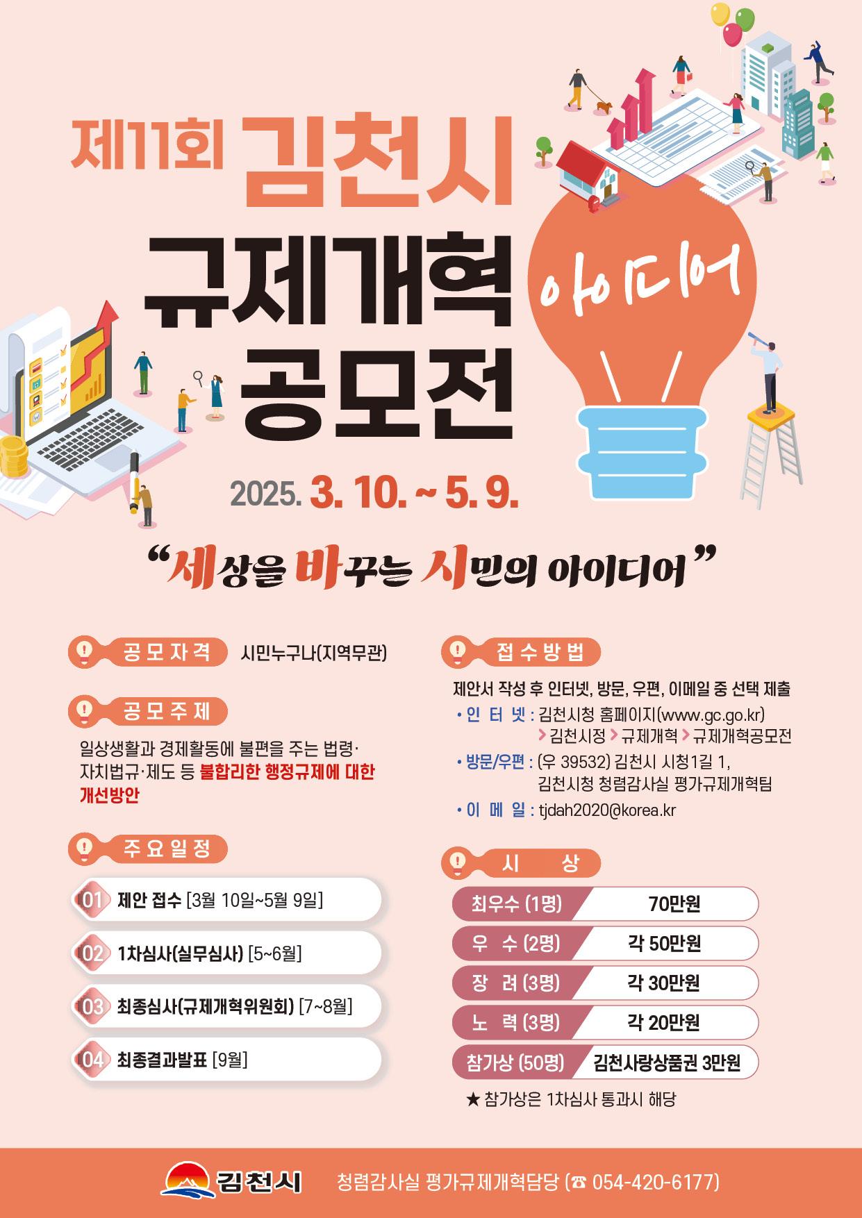 제11회 김천시 규제개혁 공모전