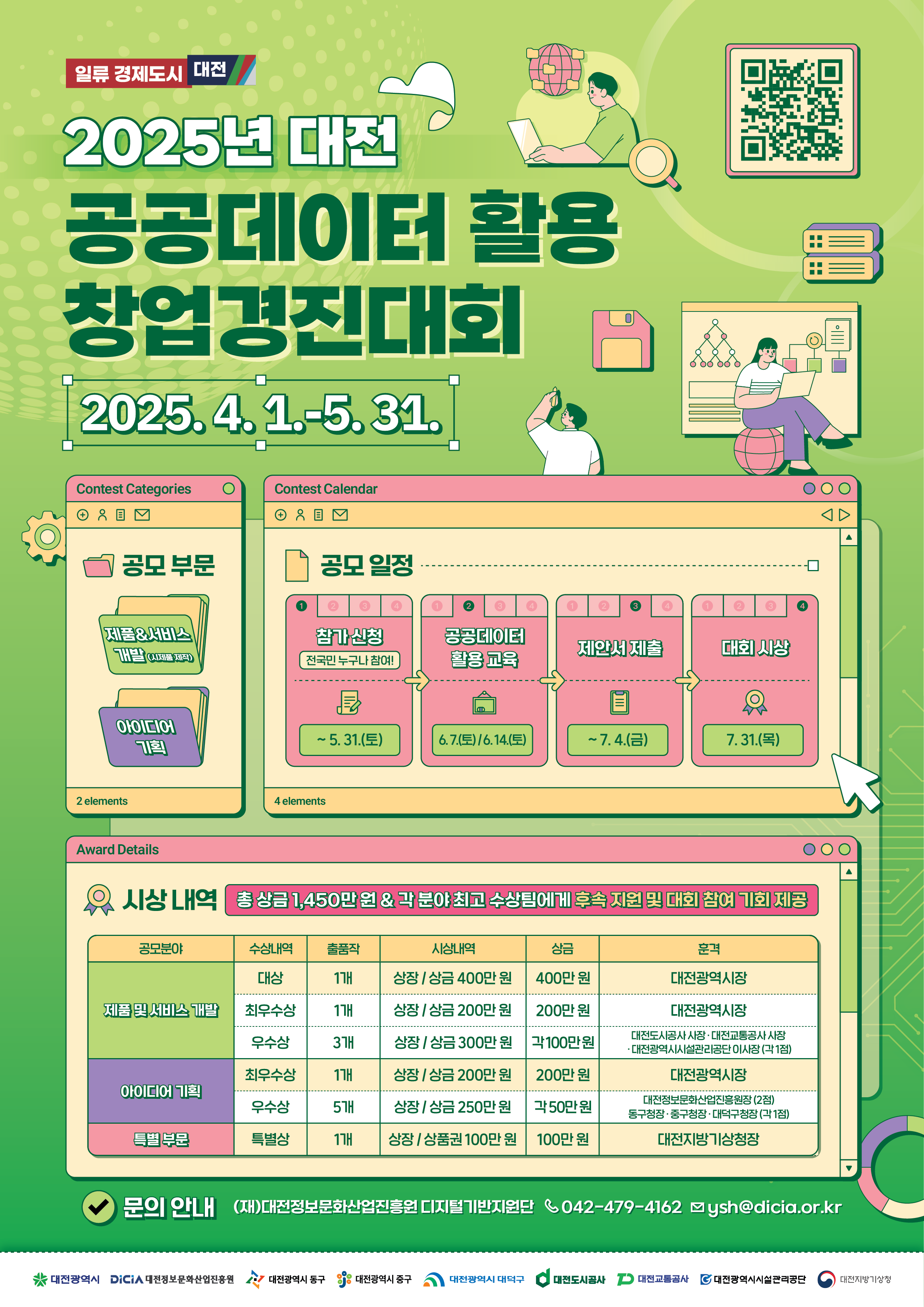 2025년 대전광역시 공공데이터 활용 창업경진대회