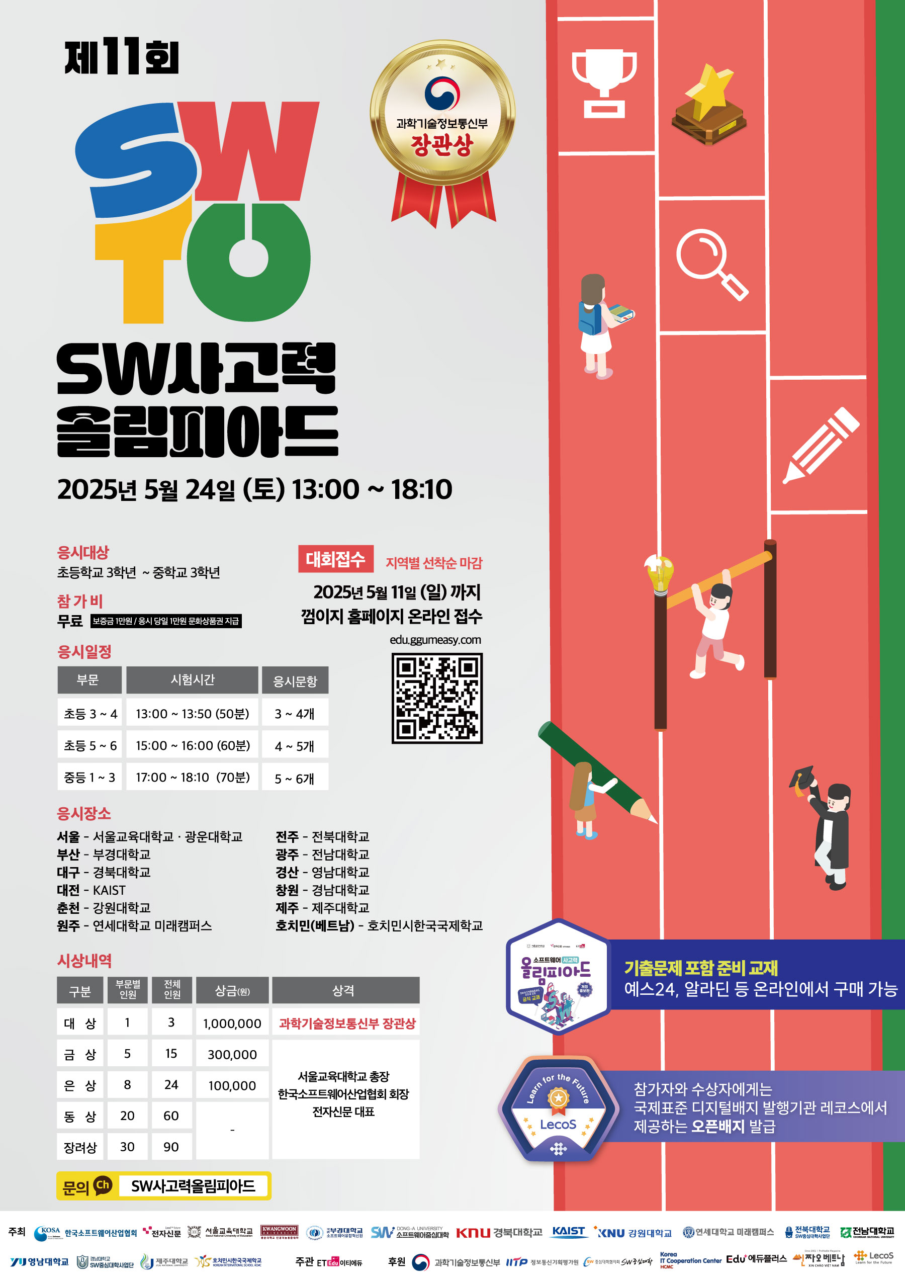 제11회 SW사고력올림피아드 (초3~중3)