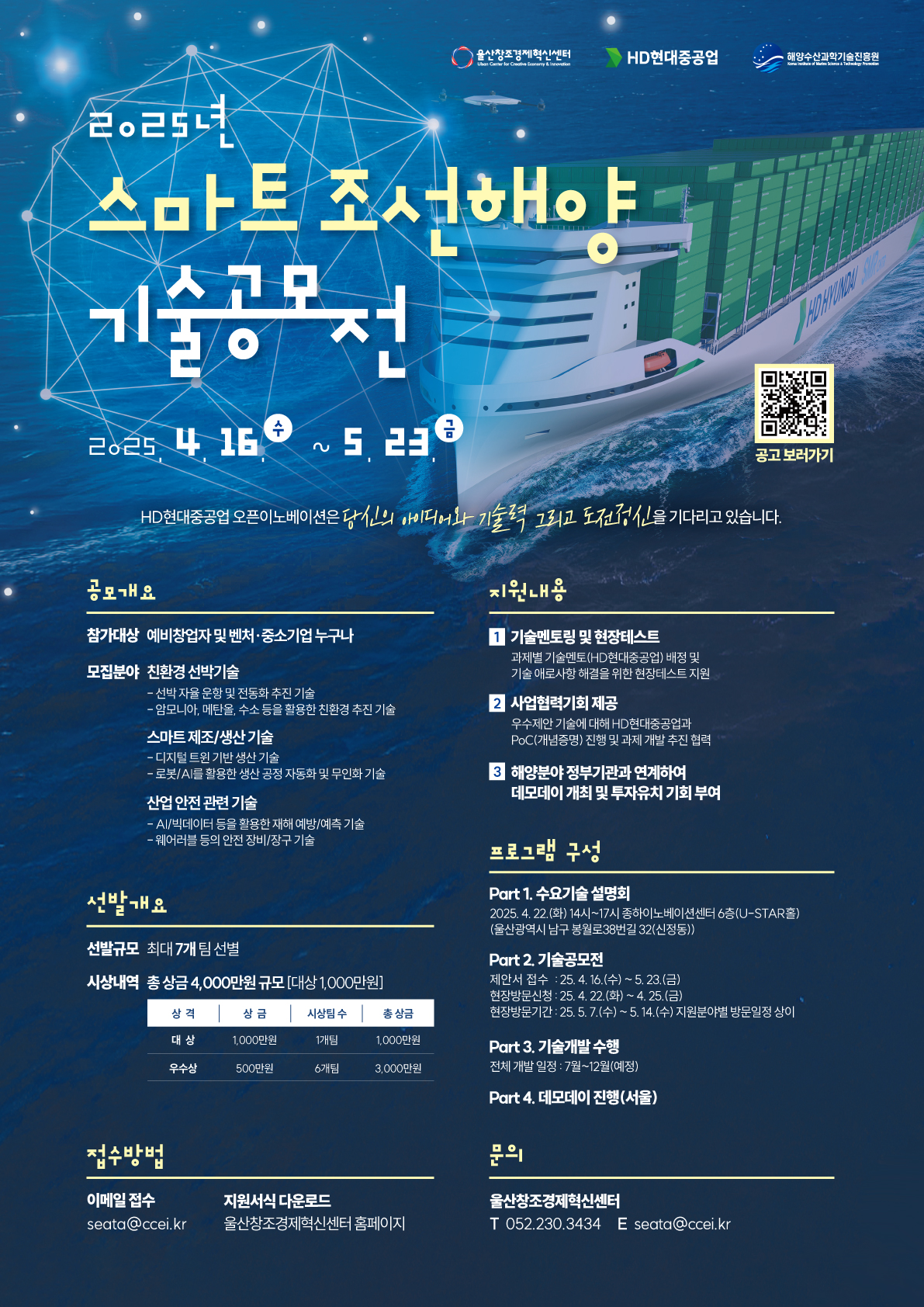 2025 스마트 조선해양 기술공모전