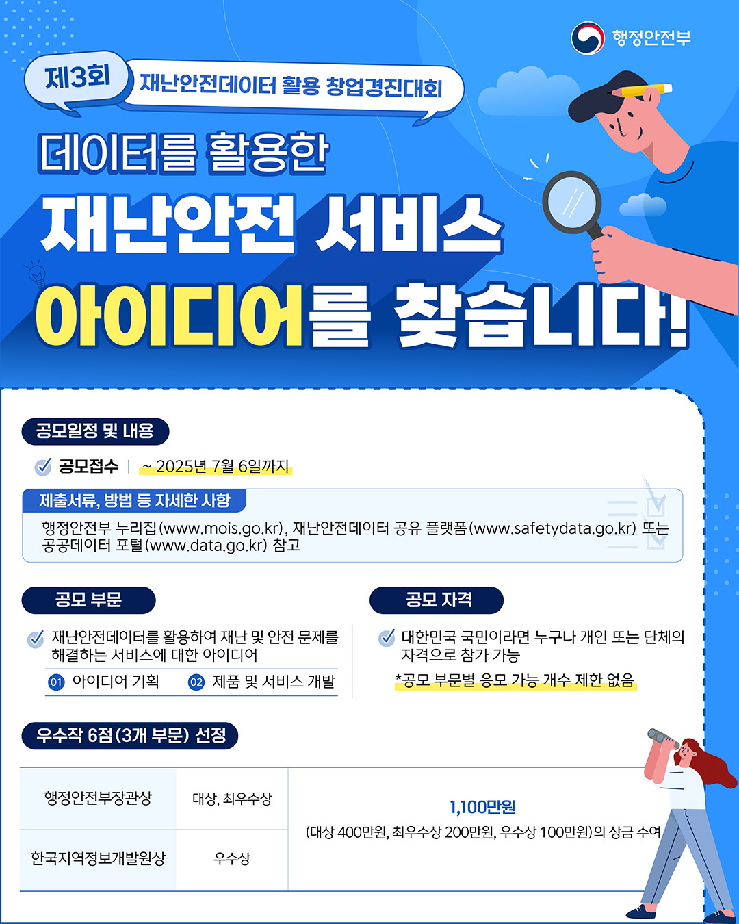 제3회 재난안전데이터 활용 창업경진대회