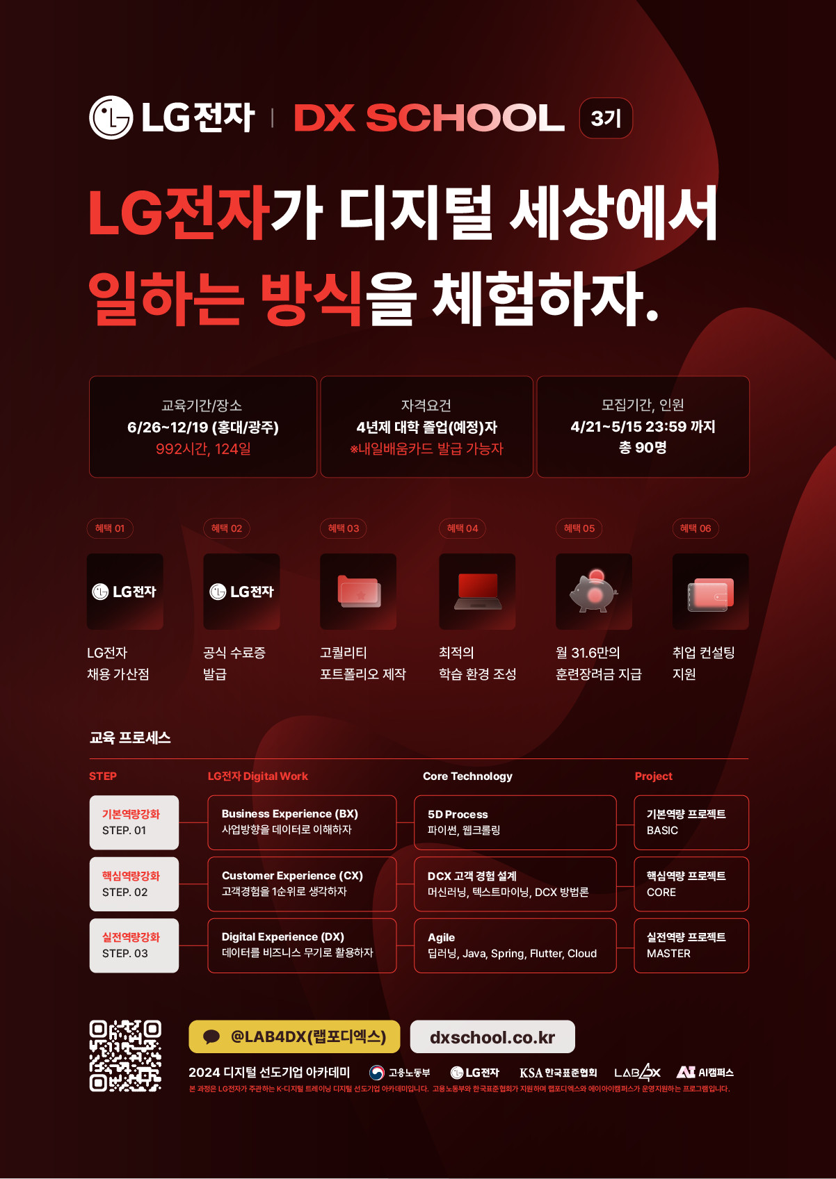 LG전자 DX SCHOOL 3기 모집