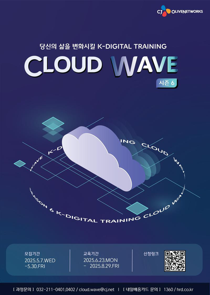 [CJ올리브네트웍스] Cloud wave 6기