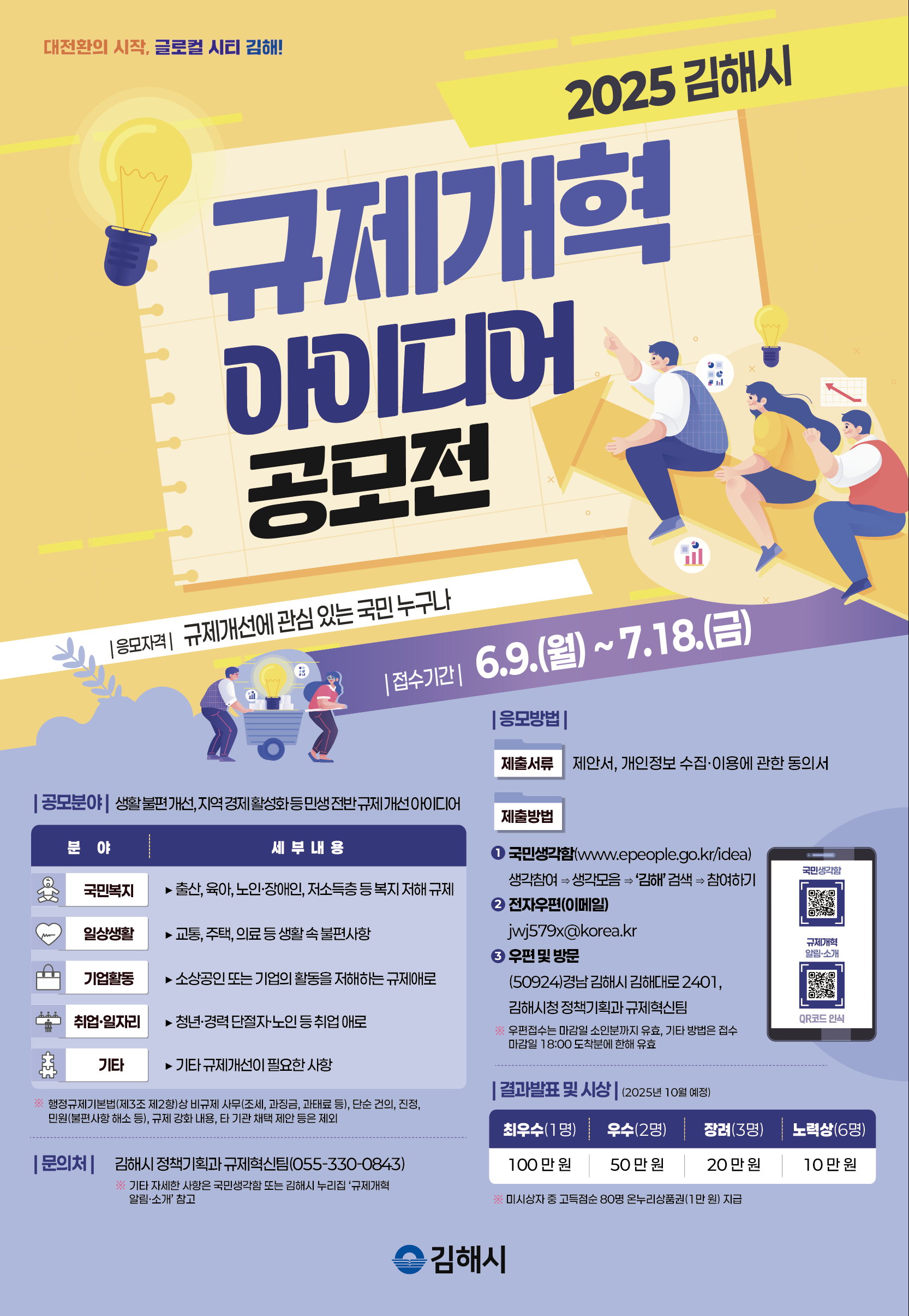 2025년 김해시 규제개혁 아이디어 공모전