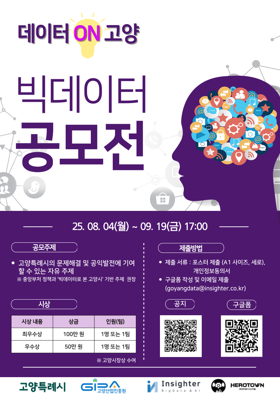 2025년 고양시 빅데이터 공모전