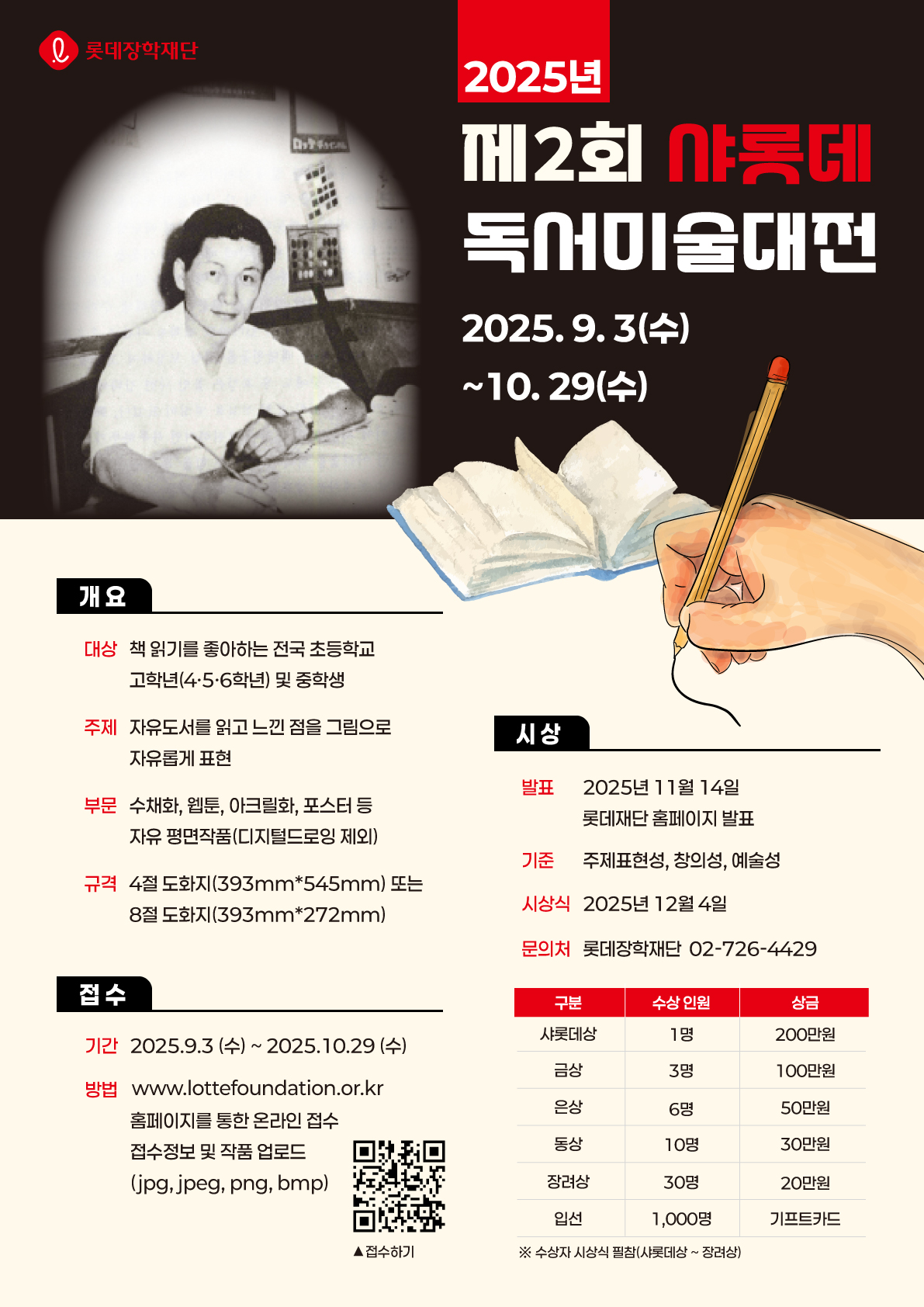 2025년 제2회 샤롯데 독서미술대전