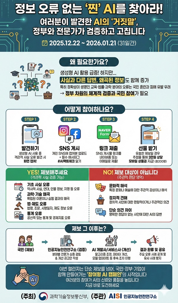 정보 오류 없는 찐 AI 캘린지