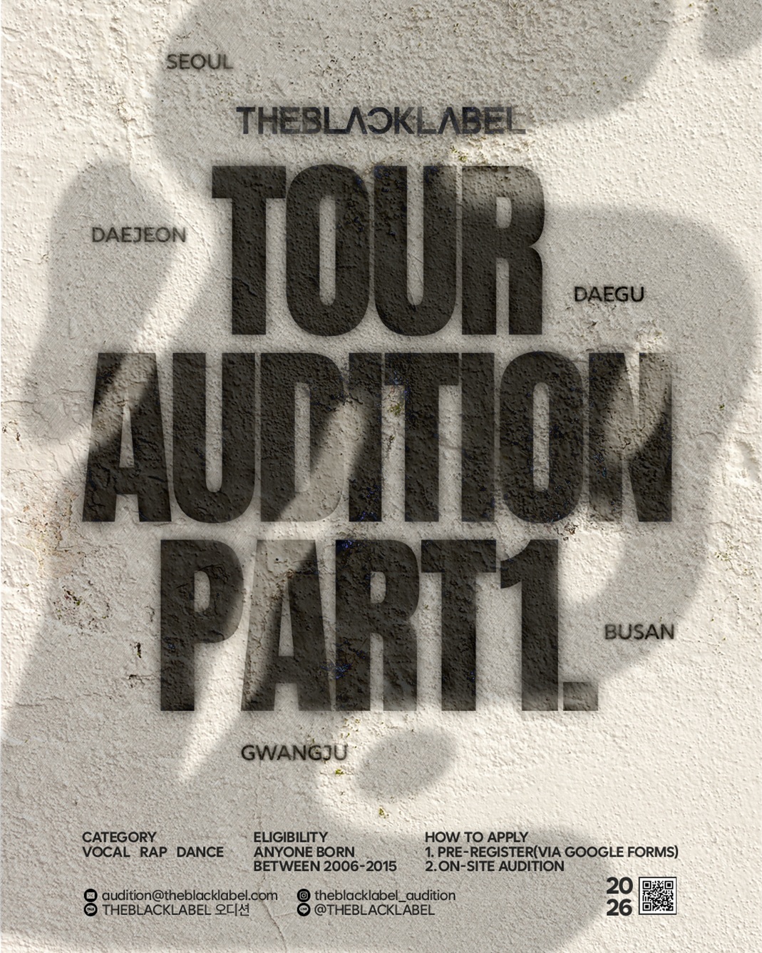 2026 THEBLACKLABEL TOUR AUDITION