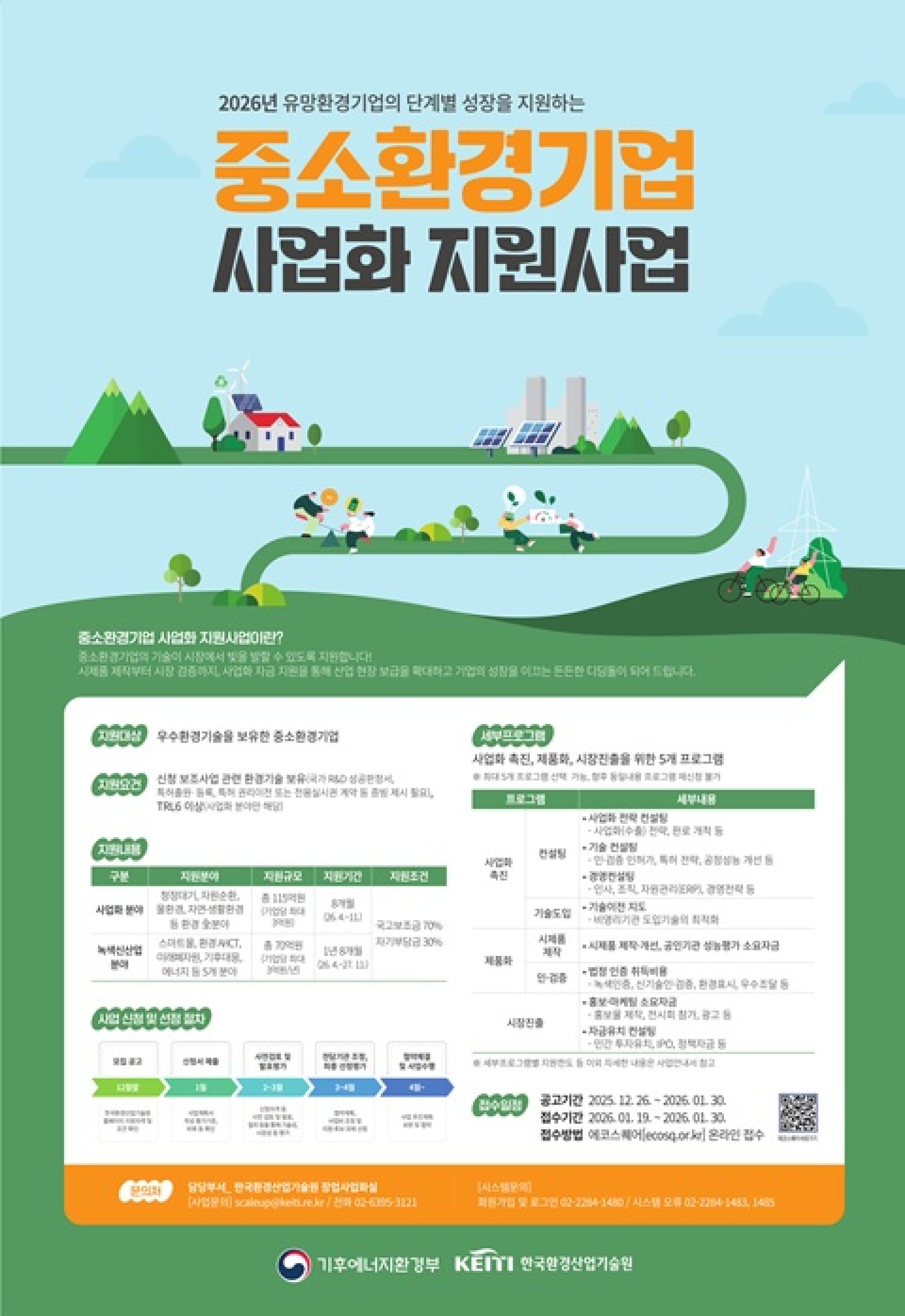 2026년도 중소환경기업 사업화 지원사업