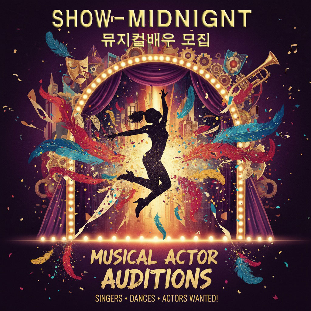 뮤지컬 펍 '쇼미드나잇 (Show Midnight)' 배우 공모