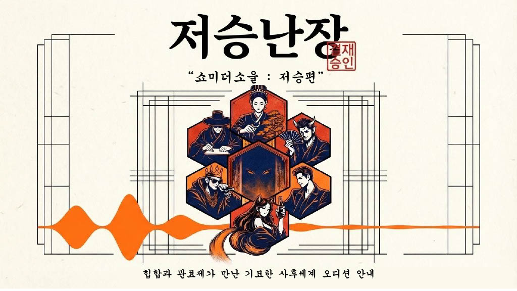 2026년 연극 '저승난장 : 쇼미더소울' 남자배우 모집