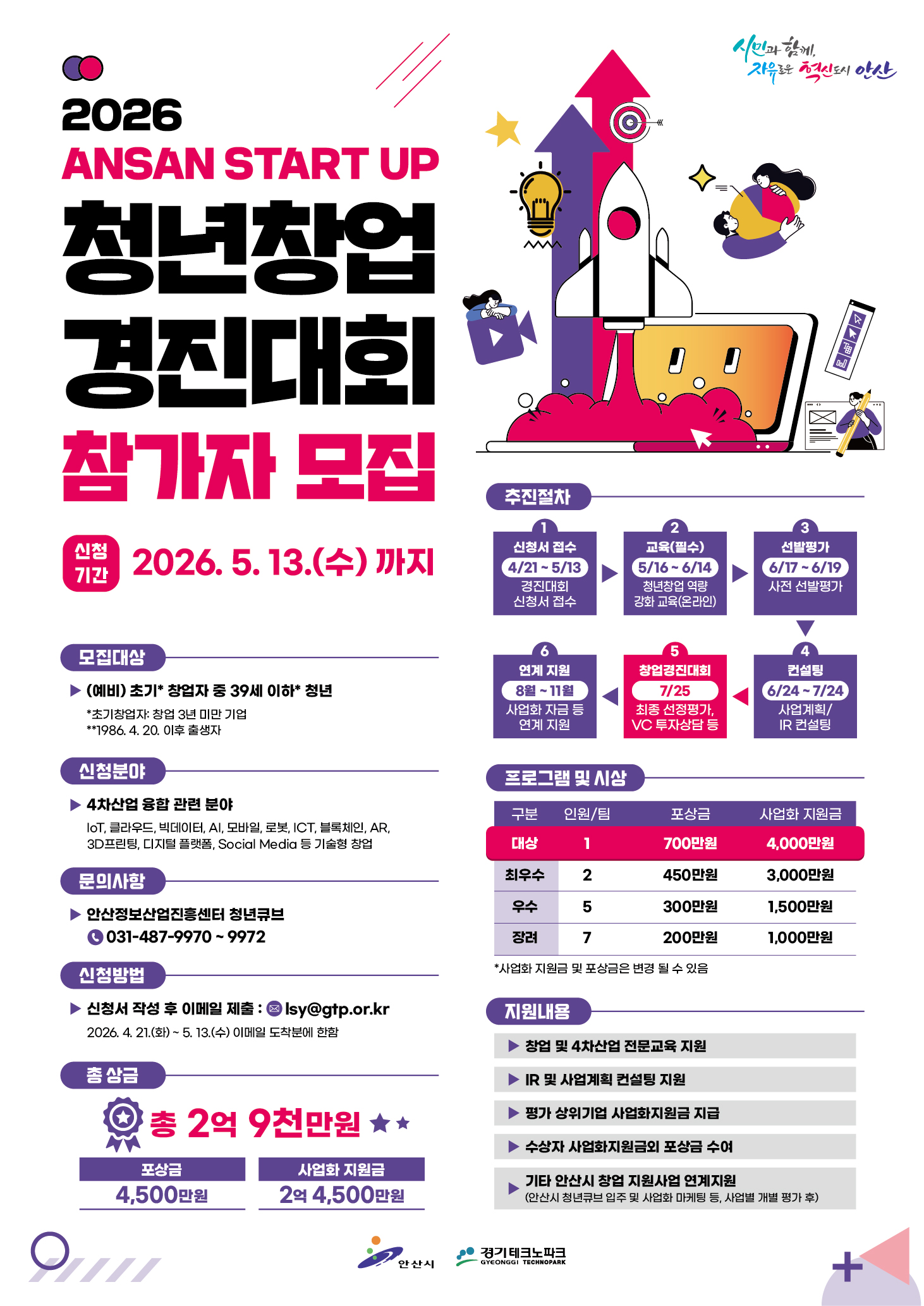 2026 안산 스타트업 청년창업 경진대회