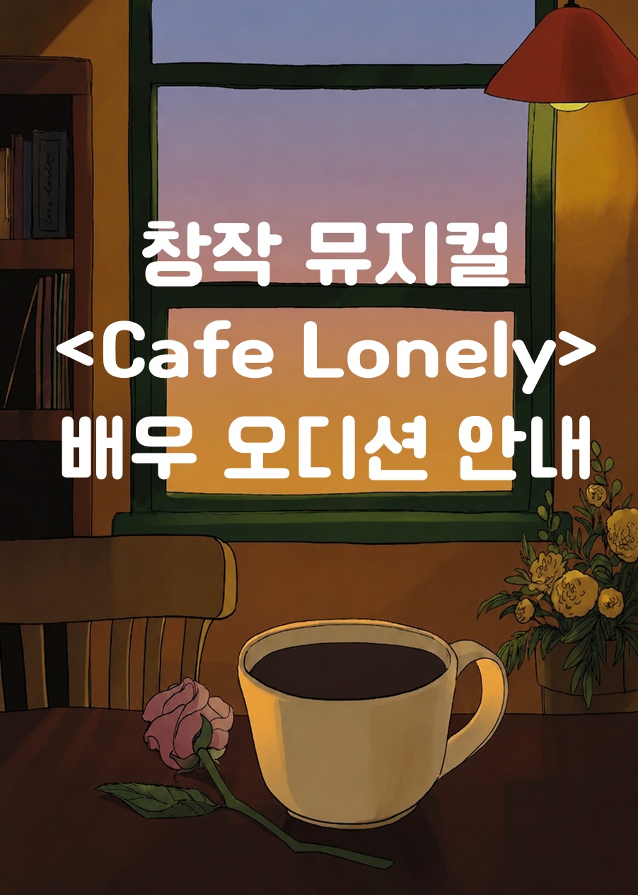 창작 뮤지컬 [Cafe Lonely] 배우 오디션