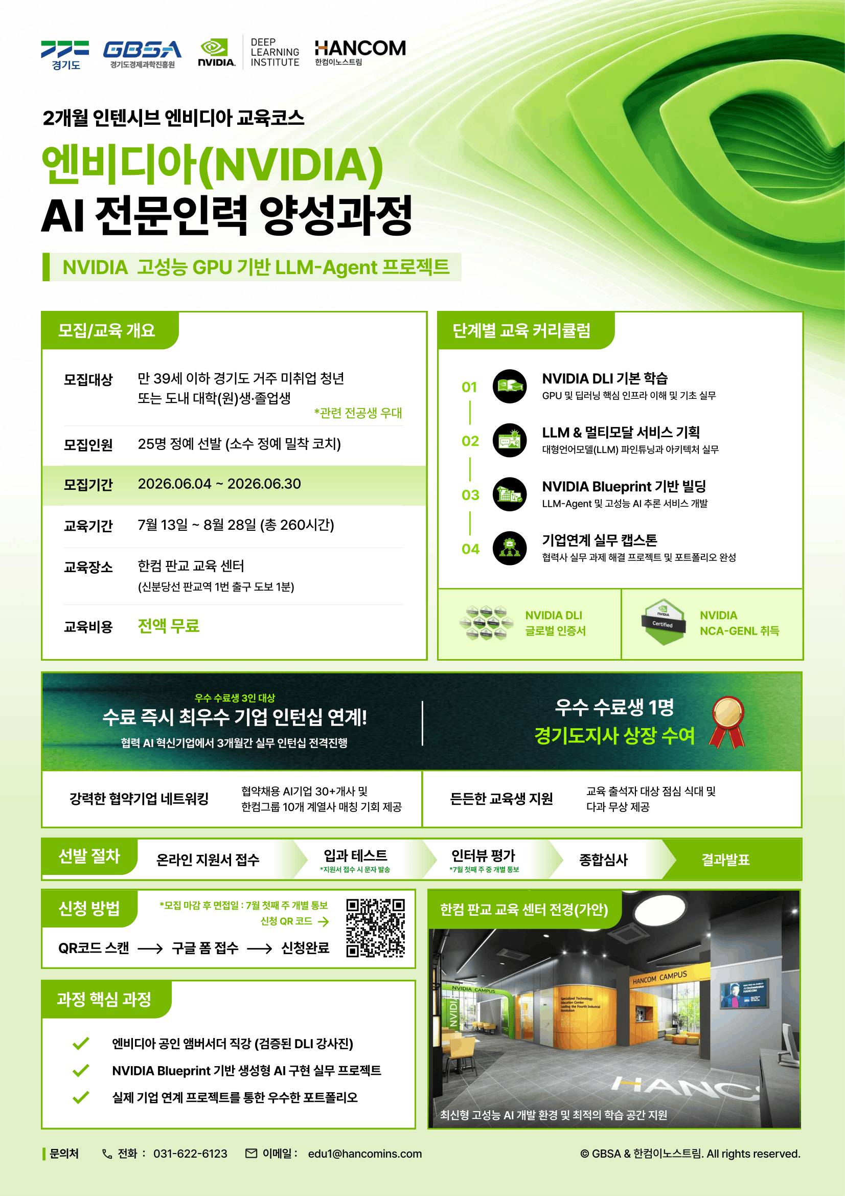 [전액무료] NVIDIA AI 전문인력 양성과정 교육생 모집