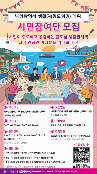 부산 생활권계획(원도심권) 시민참여단